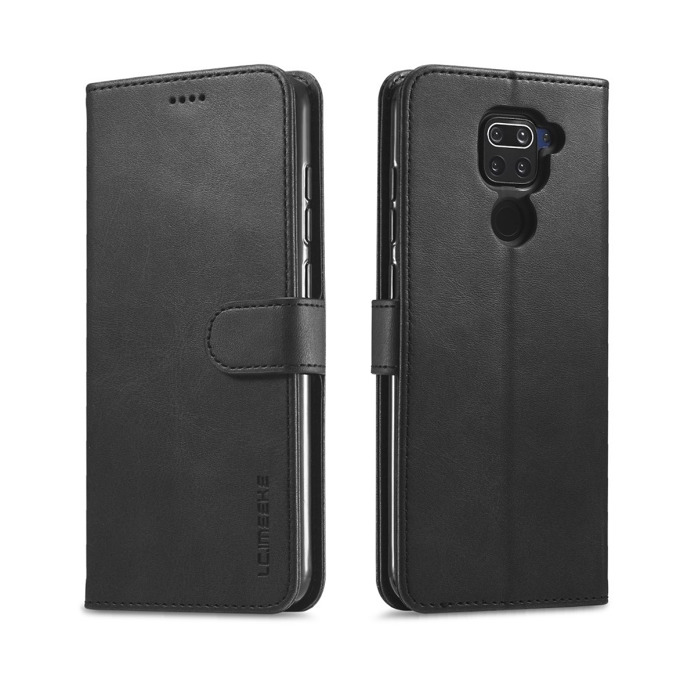 Luxe Book Case Xiaomi Redmi Note 9 Hoesje - Zwart | GSM-Hoesjes.be