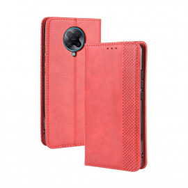 Coverup Vintage Style Book Case - Xiaomi Poco F2 Pro Hoesje - Rood