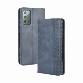 Coverup Vintage Style Book Case - Samsung Galaxy S20 FE Hoesje - Blauw