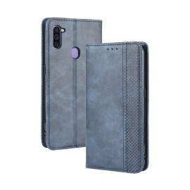 Coverup Vintage Style Book Case - Samsung Galaxy M11 / A11 Hoesje - Blauw