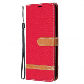 Coverup Denim Book Case - Samsung Galaxy A42 Hoesje - Rood