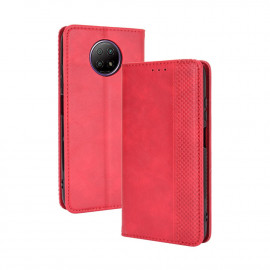 Coverup Vintage Style Book Case - Xiaomi Redmi Note 9T Hoesje - Rood