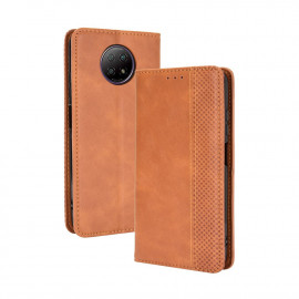 Coverup Vintage Style Book Case - Xiaomi Redmi Note 9T Hoesje - Bruin