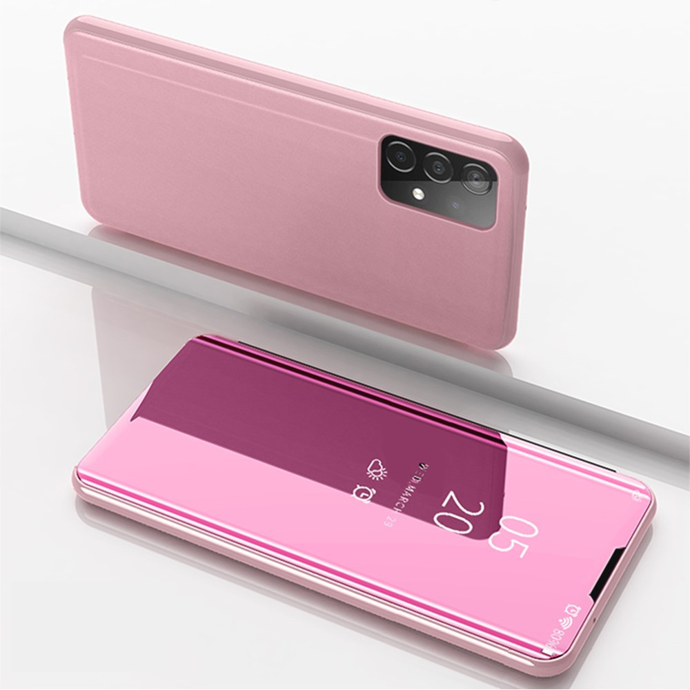 klasse Mail Ontwijken Mirror View Case - Samsung Galaxy A52 / A52s Hoesje - Rose Gold | GSM- Hoesjes.be