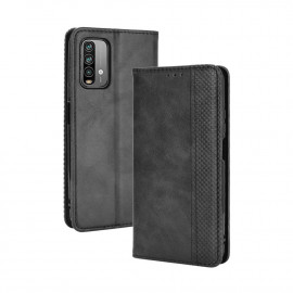 Coverup Vintage Style Book Case - Xiaomi Redmi 9T Hoesje - Zwart