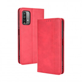 Coverup Vintage Style Book Case - Xiaomi Redmi 9T Hoesje - Rood