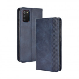 Coverup Vintage Style Book Case - Samsung Galaxy A02s Hoesje - Blauw