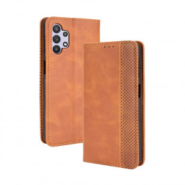 Coverup Vintage Style Book Case - Samsung Galaxy A32 5G Hoesje - Bruin