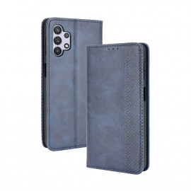 Coverup Vintage Style Book Case - Samsung Galaxy A32 5G Hoesje - Blauw