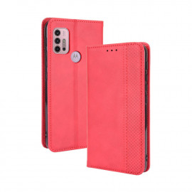 Coverup Vintage Style Book Case - Motorola Moto G10 / G20 / G30 Hoesje - Rood