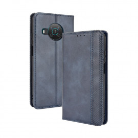 Coverup Vintage Style Book Case - Nokia X10 / X20 Hoesje - Blauw