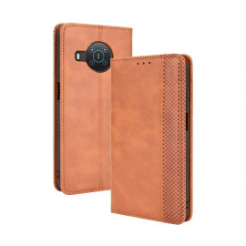 Coverup Vintage Style Book Case - Nokia X10 / X20 Hoesje - Bruin