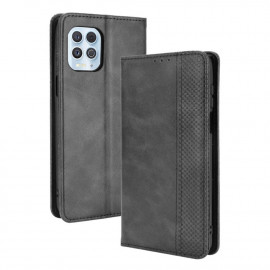 Coverup Vintage Style Book Case - Motorola Moto G100 Hoesje - Zwart