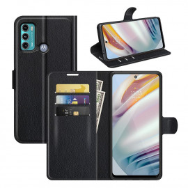 Coverup Book Case - Motorola Moto G60 Hoesje - Zwart