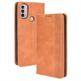 Coverup Vintage Style Book Case - Motorola Moto E30 / E40 Hoesje - Bruin