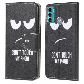 Coverup Book Case - Motorola Moto G60 Hoesje - Don't Touch