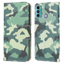 Coverup Book Case - Motorola Moto G60 Hoesje - Camouflage