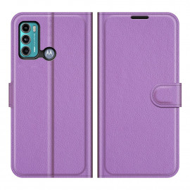 Coverup Book Case - Motorola Moto G60 Hoesje - Paars