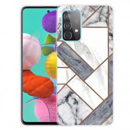 Coverup Marmer TPU Back Cover - Samsung Galaxy A13 4G Hoesje - Wit