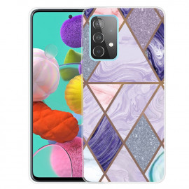 Coverup Marmer TPU Back Cover - Samsung Galaxy A13 4G Hoesje - Paars