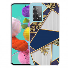 Coverup Marmer TPU Back Cover - Samsung Galaxy A13 4G Hoesje - Blauw / Grijs