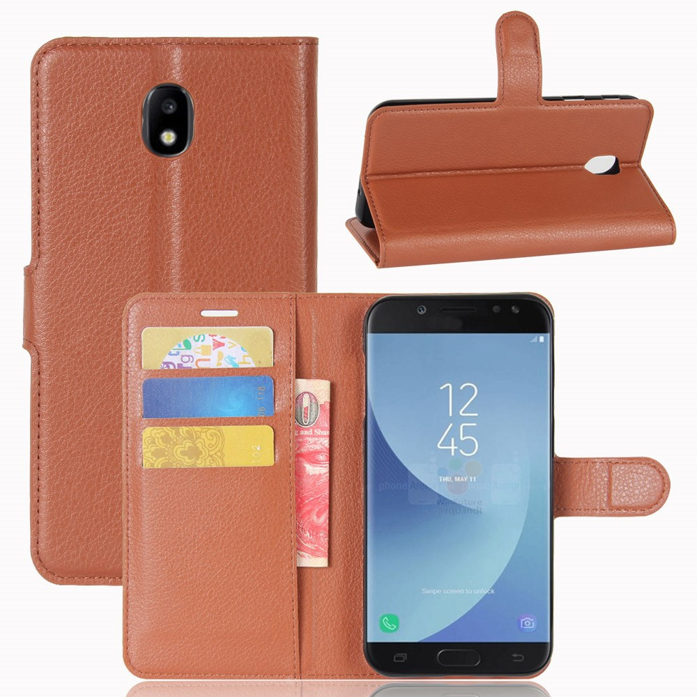 Onderhoudbaar De volgende Flipper Book Case - Samsung Galaxy J5 (2017) Hoesje - Bruin | GSM-Hoesjes.be