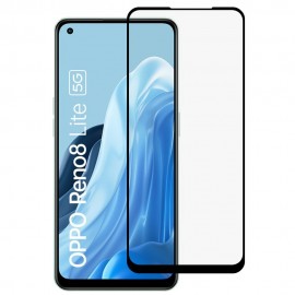 Full-Cover 9H Tempered Glass - OPPO Reno8 Lite Screen Protector