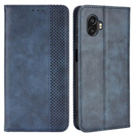 Coverup Vintage Style Book Case - Samsung Galaxy Xcover 6 Pro Hoesje - Blauw