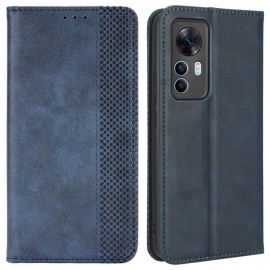 Coverup Vintage Style Book Case - Xiaomi 12T / 12T Pro Hoesje - Blauw