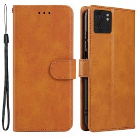 Coverup Book Case - Motorola Edge 40 Hoesje - Bruin