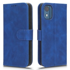 Coverup Book Case - Nokia C02 Hoesje - Blauw