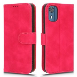 Coverup Book Case - Nokia C02 Hoesje - Roze