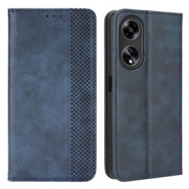 Coverup Vintage Style Book Case - OPPO A98 Hoesje - Blauw