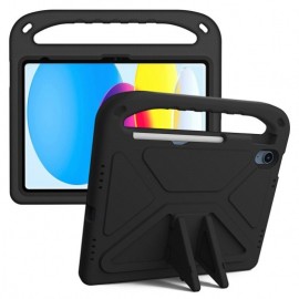 ShockProof Kids Case - iPad (2025) / iPad 10.9 (2022) Hoesje - Zwart