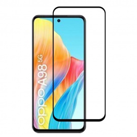 Tempered Glass Screen Protector - OPPO A98 5G - Zwart