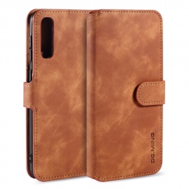 DG.MING Luxe Book Case - Samsung Galaxy S9 Hoesje - Bruin