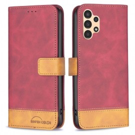 BINFEN Color Book Case - Samsung Galaxy A13 4G / A13 5G / A04s Hoesje - Rood