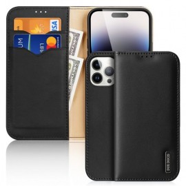 Dux Ducis HIVO Book Case - iPhone 15 Pro Max Hoesje - Zwart