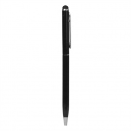 Universele Soft Tip Stylus met Pen - Zwart