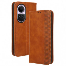 Coverup Vintage Style Book Case - OPPO Reno10 / Reno10 Pro Hoesje - Bruin