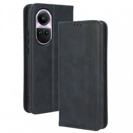 Coverup Vintage Style Book Case - OPPO Reno10 / Reno10 Pro Hoesje - Blauw