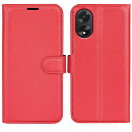 Coverup Book Case - OPPO A38 Hoesje - Rood