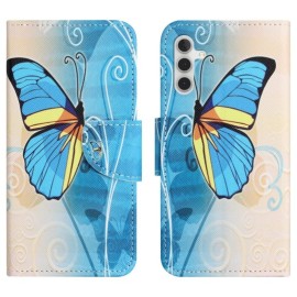 Coverup Book Case - Samsung Galaxy S25 / S24 Hoesje - Blauwe Vlinder