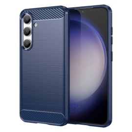 Coverup Armor Brushed TPU Back Cover - Samsung Galaxy S25 / S24 Hoesje - Blauw