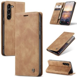 CaseMe 013 Book Case - Samsung Galaxy S24 Plus Hoesje - Bruin