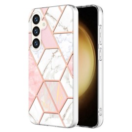 Coverup Marble Design TPU Back Cover - Samsung Galaxy S24 Plus Hoesje - Pink