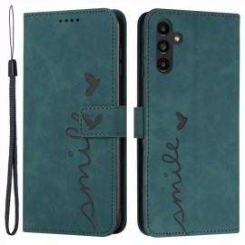 Coverup Smile Book Case - Samsung Galaxy S25 Plus / S24 Plus Hoesje - Groen