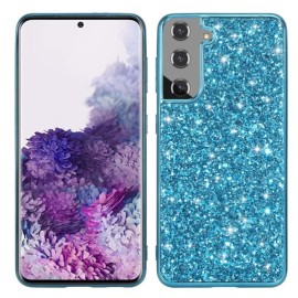 Coverup Glitter Back Cover - Samsung Galaxy S24 Hoesje - Blauw