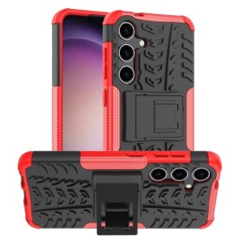 Coverup Rugged Kickstand Back Cover - Samsung Galaxy S24 Hoesje - Rood