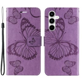 Coverup Vlinders Book Case - Samsung Galaxy A35 Hoesje - Lila